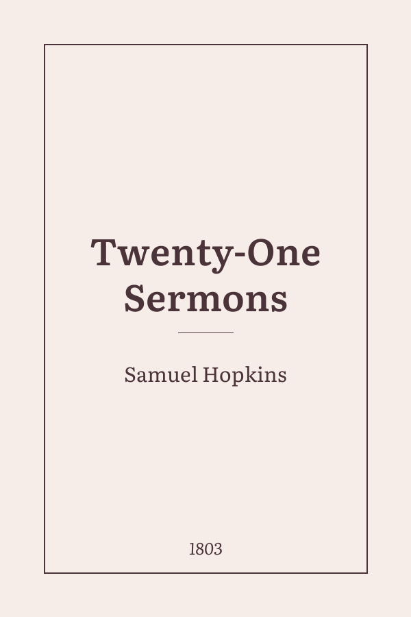Twenty-One Sermons